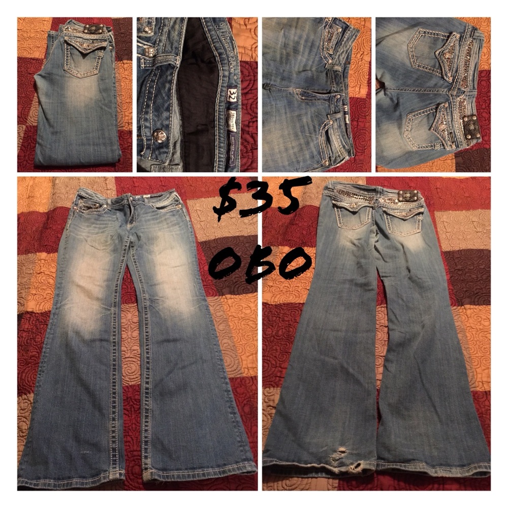 Miss Me Easy Boot Cut Jeans Size 32